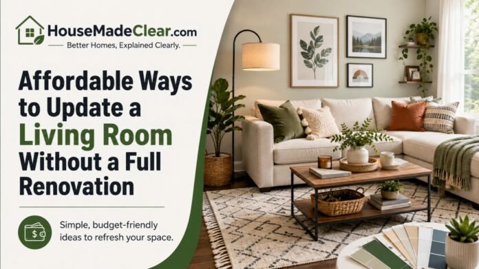 Affordable Ways to Update a Living Room Without a Full Renovation Affordable Ways to Update a Living Room Without a Full Renovation