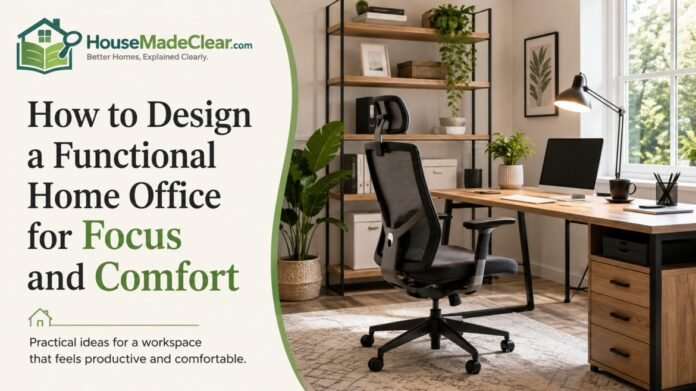 How to Design a Functional Home Office for Focus and Comfort