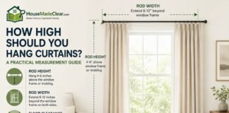 How High Should You Hang Curtains? A Practical Measurement Guide