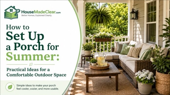 How to Set Up a Porch for Summer.
