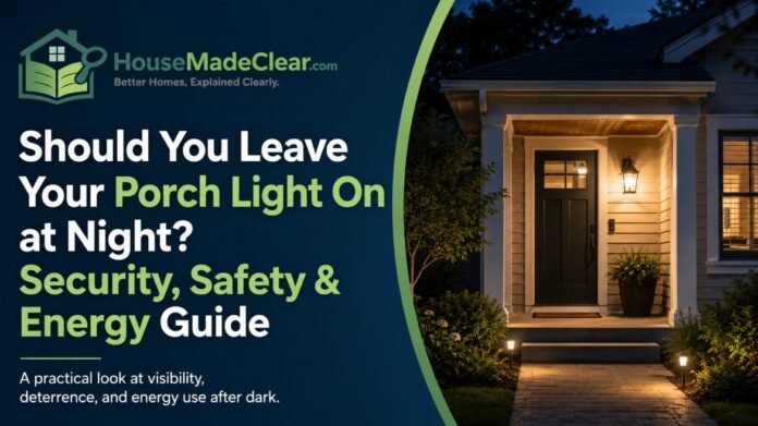 Porch Light On at Night Should You Leave Your Porch Light On at Night? Security, Safety & Energy Guide