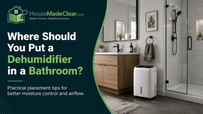 Put a Dehumidifier in a Bathroom Where Should You Put a Dehumidifier in a Bathroom?