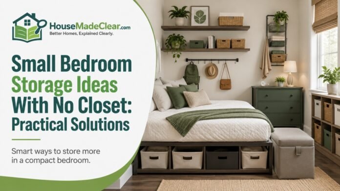 Small Bedroom Storage Ideas Small Bedroom Storage Ideas When You Have No Closet
