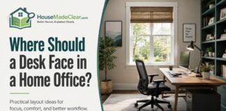 Where Should a Desk Face in a Home Office? Window, Wall or Door Compared Where Should a Desk Face in a Home Office? Window, Wall or Door Compared