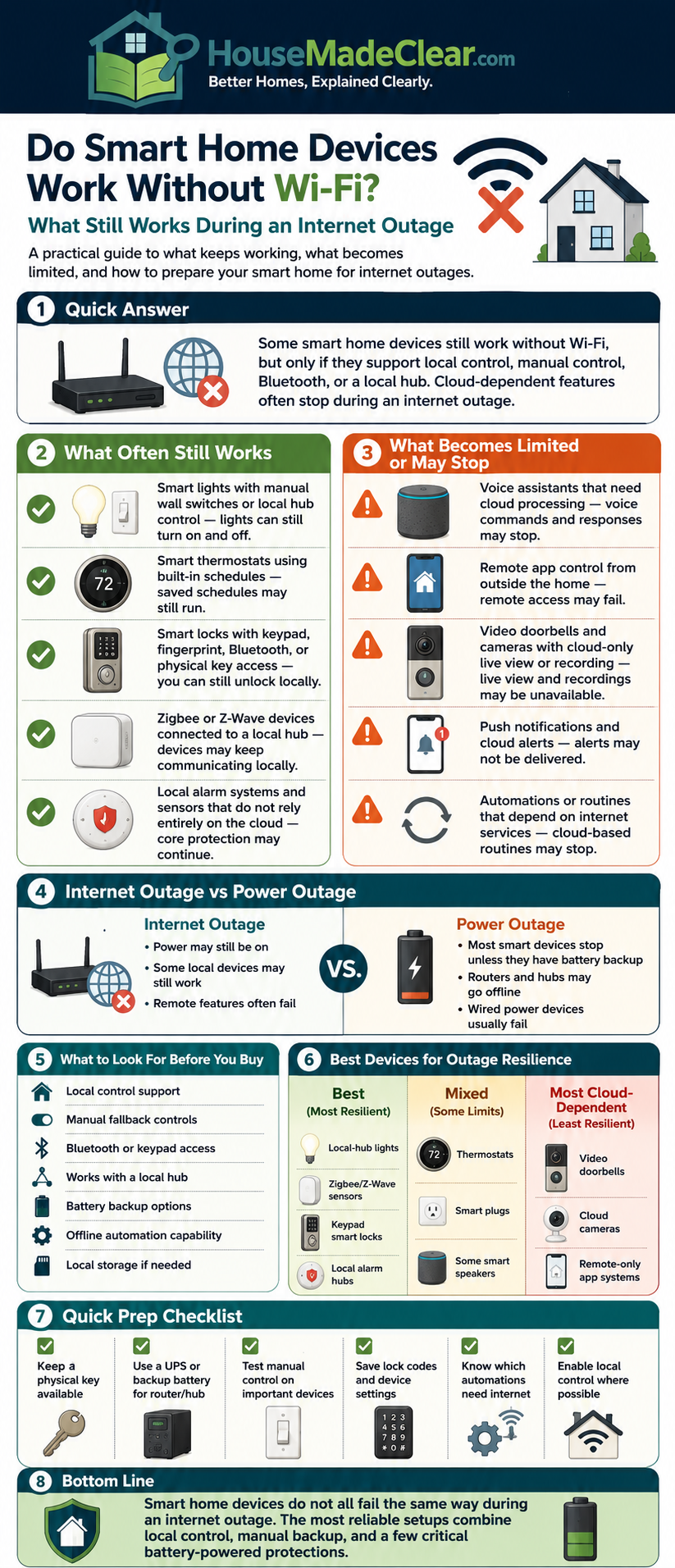 Which Smart Home Devices Can Work Without Internet?