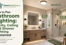 How to Plan Bathroom Lighting: Vanity, Ceiling and Shower Lighting Explained How to Plan Bathroom Lighting: Vanity, Ceiling and Shower Lighting Explained