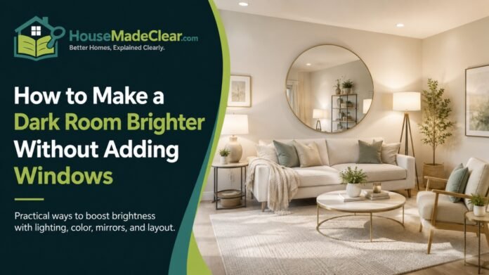 dark room How to Make a Dark Room Brighter Without Adding Windows