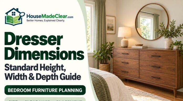 Dresser Dimensions: Standard Height, Width & Depth Guide Dresser Dimensions: Standard Height, Width & Depth Guide