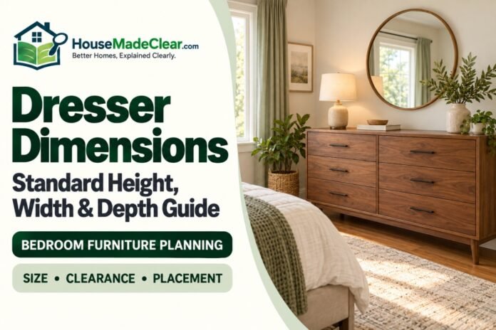 Dresser Dimensions: Standard Height, Width & Depth Guide Dresser Dimensions: Standard Height, Width & Depth Guide