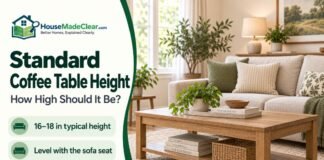 Standard Coffee Table Height: How High Should It Be?