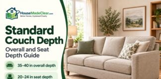 Standard Couch Depth: Overall and Seat Depth Guide Standard Couch Depth: Overall and Seat Depth Guide