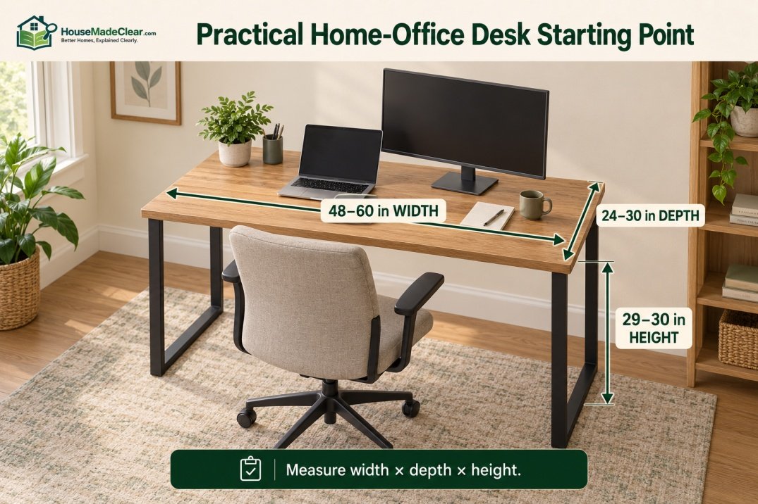 Desk Width by Equipment