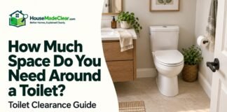 How Much Space Do You Need Around a Toilet? Toilet Clearance Guide How Much Space Do You Need Around a Toilet? Toilet Clearance Guide