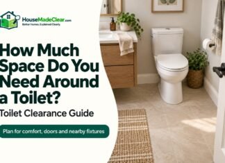 How Much Space Do You Need Around a Toilet? Toilet Clearance Guide How Much Space Do You Need Around a Toilet? Toilet Clearance Guide