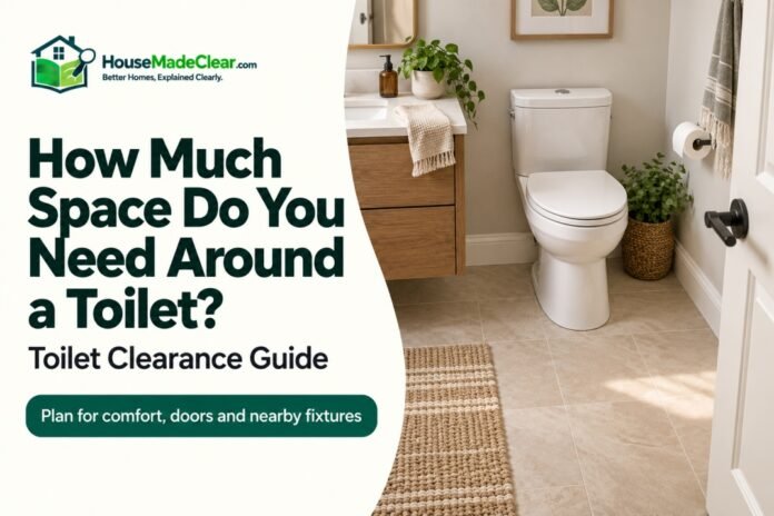 How Much Space Do You Need Around a Toilet? Toilet Clearance Guide
