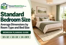 Standard Bedroom Size: Average Dimensions by Room Type and Bed Size Standard Bedroom Size: Average Dimensions by Room Type and Bed Size