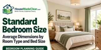 Standard Bedroom Size: Average Dimensions by Room Type and Bed Size Standard Bedroom Size: Average Dimensions by Room Type and Bed Size