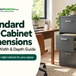 Standard File Cabinet Dimensions: Height, Width & Depth Guide Standard File Cabinet Dimensions: Height, Width & Depth Guide