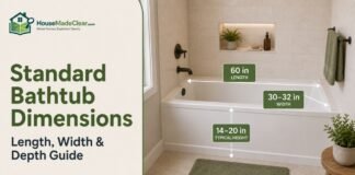 Standard Bathtub Dimensions: Length, Width & Depth Guide Standard Bathtub Dimensions: Length, Width & Depth Guide