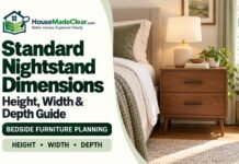 Standard Nightstand Dimensions: Height, Width & Depth Guide Standard Nightstand Dimensions: Height, Width & Depth Guide