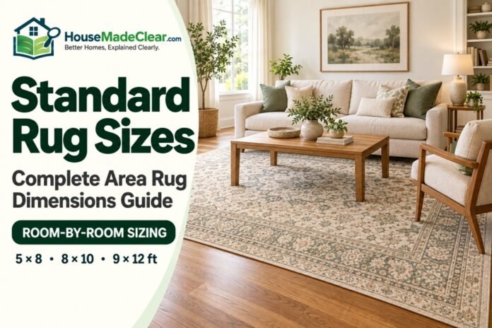 Standard Rug Sizes: Complete Area Rug Dimensions Guide