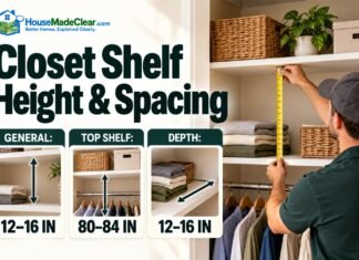 Closet Shelf Height and Spacing: Standard Dimensions for Storage Closet Shelf Height and Spacing: Standard Dimensions for Storage