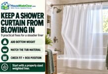 How to Keep a Shower Curtain From Blowing In: 9 Easy Fixes That Work How to Keep a Shower Curtain From Blowing In: 9 Easy Fixes That Work