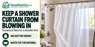How to Keep a Shower Curtain From Blowing In: 9 Easy Fixes That Work How to Keep a Shower Curtain From Blowing In: 9 Easy Fixes That Work