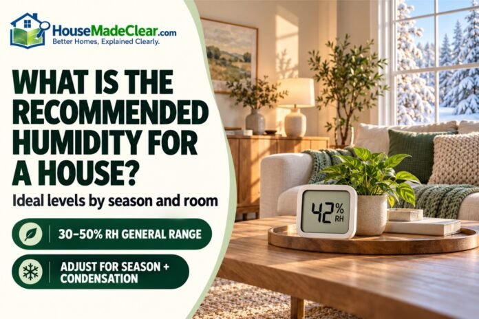 What Is the Recommended Humidity for a House? Ideal Levels by Season and Room