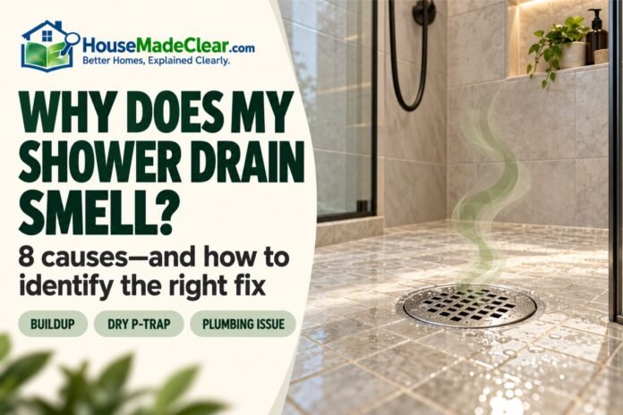 Why Does My Shower Drain Smell? 8 Causes and How to Fix Them