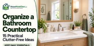 How to Organize a Bathroom Countertop Without Clutter: 15 Practical Ideas How to Organize a Bathroom Countertop Without Clutter: 15 Practical Ideas