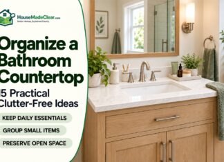 How to Organize a Bathroom Countertop Without Clutter: 15 Practical Ideas How to Organize a Bathroom Countertop Without Clutter: 15 Practical Ideas