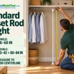 Standard Closet Rod Height: Single and Double Hanging Dimensions Standard Closet Rod Height: Single and Double Hanging Dimensions